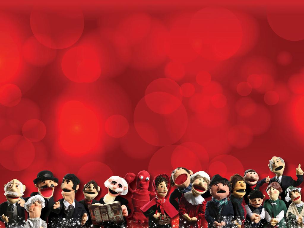 Teresa Annas E.C. Hanna created 17 puppets for his adaptation of Charles Dickens' "A Christmas Carol.