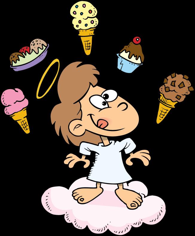 Lick! Lick! Lick1 (Tune: Little White Duck) My favorite dessert is one that is so yummy, with great big scoops that fill up my tummy! It s ice cream, ice cream, what a treat!