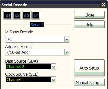 Agilent Decode Ease-of-Use Advantage Setup multiple decodes simultaneously and quickly switch back and forth between them in the Decode Listing window.