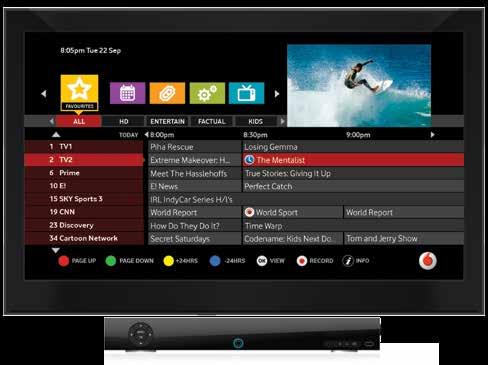 Managing favourite channels and parental control Managing favourite channels The Digital TV Recorder system supports favourites, a list of favourite channels that are accessed regularly, making