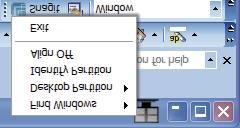 3. Image Optimization Title Bar Options Desktop partition can be accessed from the title bar of the active window.