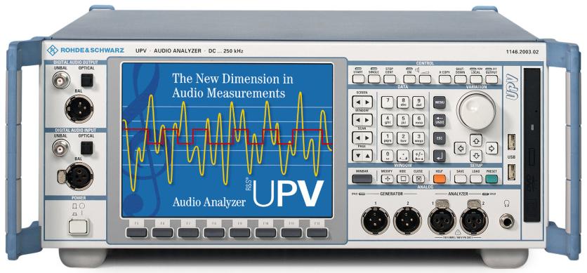 Product: R&S UPV Calibrating Measuring Microphones and Sound Sources for Acoustic Measurements with Audio Analyzer R&S UPV Application Note 1GA47_0E This application note explains how to use acoustic