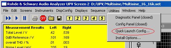 After the Source Sensitivity window has been closed by clicking ok, the calibration tool window re-appears and the previous setup of the UPV is restored.