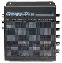 Push the channel select button to choose the desired unused TV channel and the internal microprocessor digitally sets the modulator to the exact FCC channel specification.