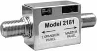control over multiple DA-550s or DA-8200s Compact in-line design Use one odel 2181