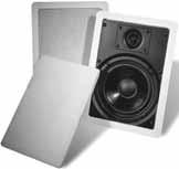 375 D S50W In-Wall Speaker Pair ORDER # S50W In-wall speaker pair White 5-Inch woofer,