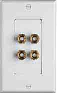 Audio Wall Plates, Speaker & Volume Controls 61 HTWP Home Theater Wall Plate (5.