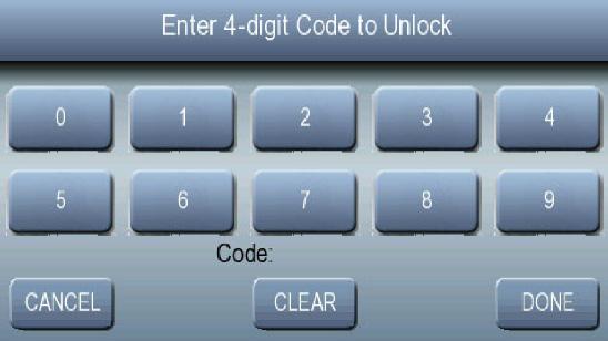 KEYPAD LOCKOUT FEATURE If more than four digits are entered, the invalid buzzer signal will beep.