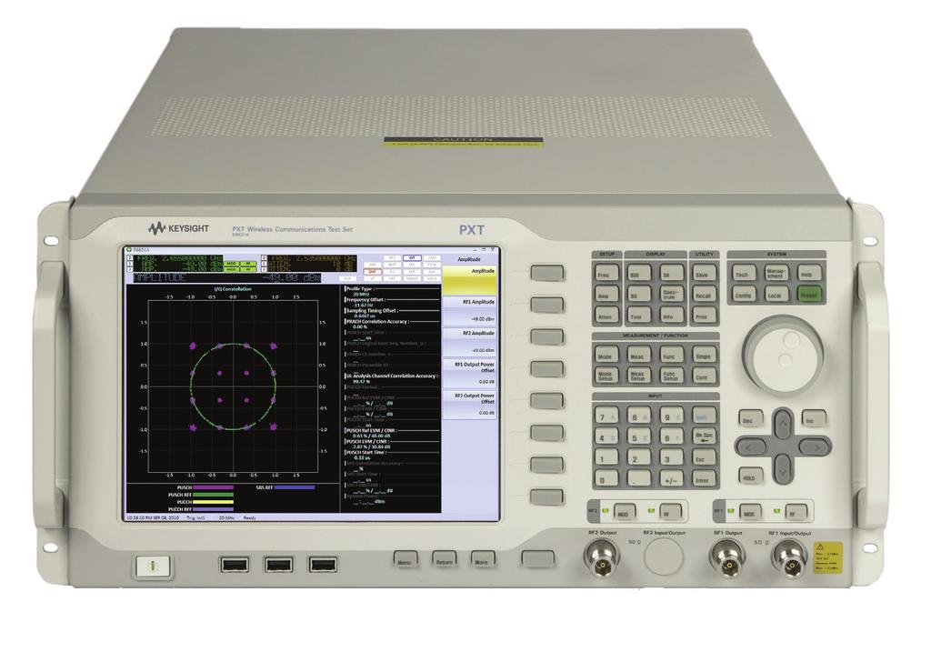 Keysight PXT E6621A LTE Wireless Communications Test Set Accelerate time-to-market for