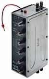 Splitters K1-2 The K1-2 supplies the converters with a selectable voltage level of 14V to 18V starting from a 12V feed