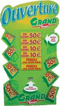 Traffic game with checkout vouchers SPAIN AUCHAN 2008