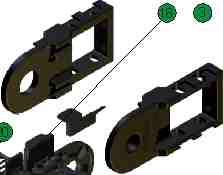13,13a PZ (plastic divider) 14 PT 55 / PT 75 (telescopic horizontal divider) 15 extension stay long 16 extension