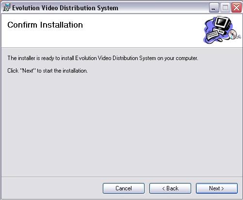 Install the software in the folder location shown by the software.