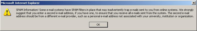 Multiple E-Mail E Request Entering a second e-mail e