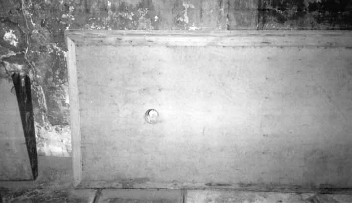 probably the gas-tight door temporarily separating the air-raid