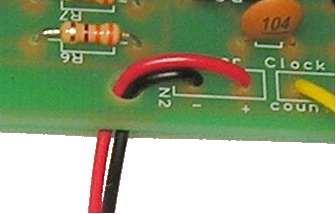 3 Insert the Seven Segment Display where it is labelled LED1.