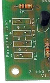 Build Instructions Options Count direction Up or down Setting the direction in which the counter will count (either up or down) is done by adding a wire link on the PCB.