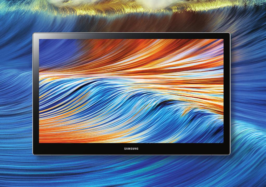 Color brought to life The trailblazing big-screen Samsung Series 9 introduces an