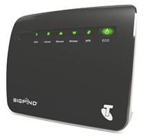 Figure 83 Typical ADSL gateway 1. This gateway is a modem with an integrated 4-port router and wireless capability. 2.