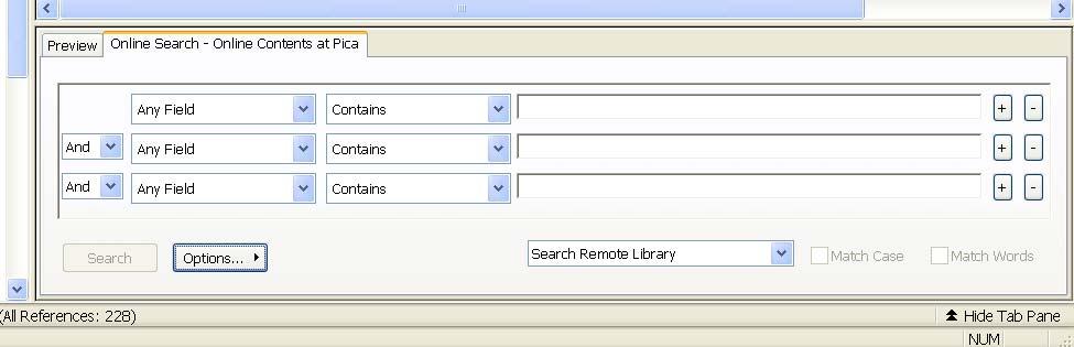 If the database server you wish to search requires password authentication, EndNote will display a password dialogue.