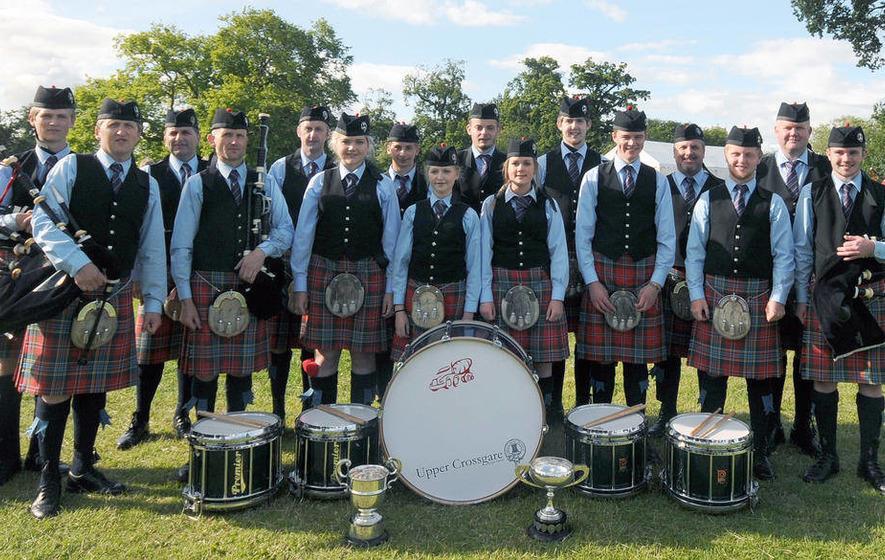 A History of the Participant Pipe Bands Upper Crossgare In early 1935 the members of the Upper Crossgare flute band decided