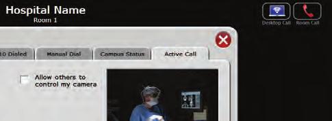 1. Select Campus Codec from the Connection Type drop down menu. Figure 20. Making a Room-to-Room Call 2. Select the video resolution from the Connection Speed drop down menu.