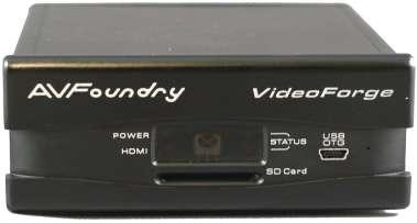 An HDMI Only 2K Video Generator AV Foundry VideoForge 3D HDMI Video Generator HDMI video test signals to 230 MHz pixel clock 12-bit output, with
