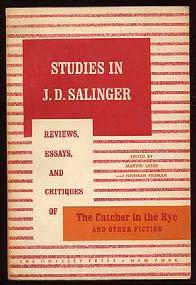 LASER, Marvin, Norman Fruman. Studies in J.D. Salinger. New York: The Odyssey Press (1963). First edition. Near fine in wrappers.