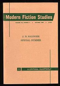 Modern Fiction Studies: Autumn 1966. Lafayette, IN: Purdue University 1966. Vol. XII, no. 3.
