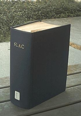 The SLAC Blue Book: A Brief History By Jean Marie Deken, Archivist, SLAC Archives and History Office Affectionately known at SLAC as simply, The Blue Book, The Stanford Two- Mile Accelerator, has