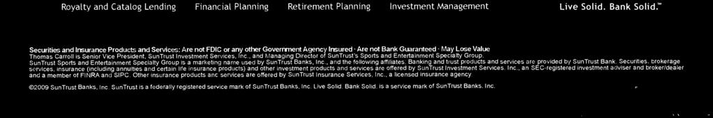 and services are ffered by SunTrust nvestment , an SEC-