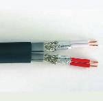 2 twisted pairs of 17 gauge Each pair of conductors is separately shielded and physically isolated to reduce noise between live, neutral and ground paths.