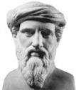 Pitagora (c. 560 c. 480 î.hr.) Pitagora a fost unul dintre marii învăţaţi ai lumii antice şi o personalitate fascinantă a tuturor timpurilor.