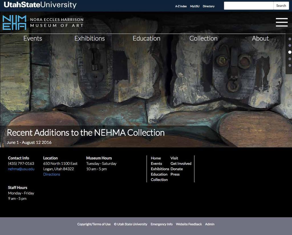42 WEB IDENTITY, CONT. Colleges and Schools: Colleges and schools are not required to use the new USU template, because they may have different visual identity needs at this time.