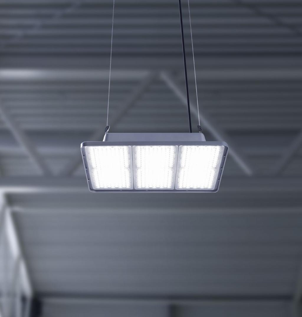 24 ACANEO STRONG LIGHTING PARTNER FOR ANY HEIGHT ACANEO is the ideal solution for wide-area general lighting of buildings with high room heights: Efficient lighting in halls up to 30 metres in height.