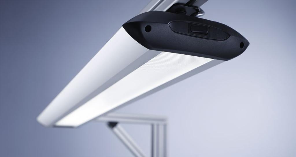 56 TAMETO Ergonomic systematic lighting TAMETO is available with state-of-the-art T5 fluorescent lamp technology or the latest LED technology. It also offers a range of installation options.