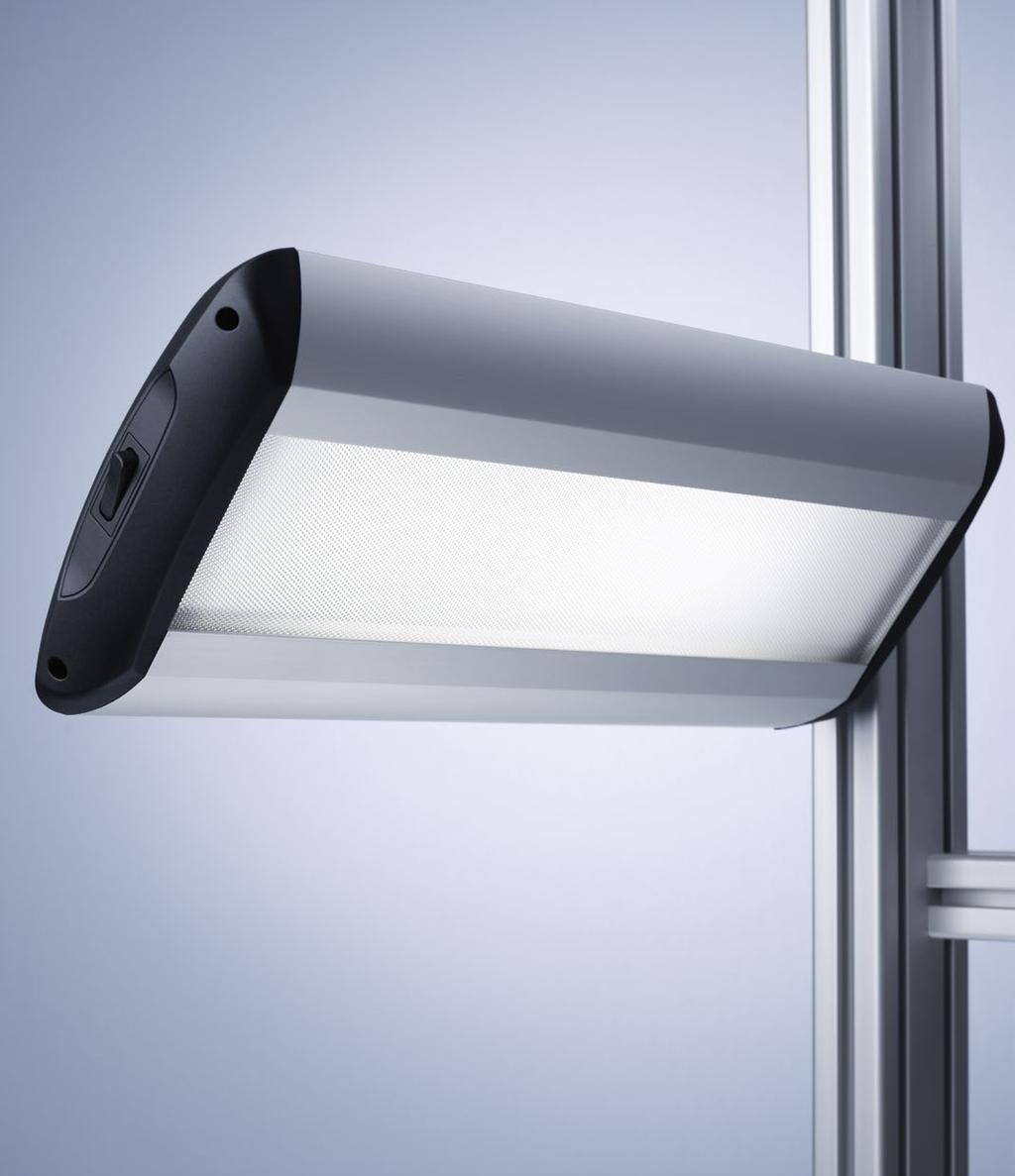 62 TAMETO AN EXTRA HELPING OF LIGHT TAMETO this laterally mounted luminaire produces completely shadow-free lighting or an intended shadow effect, as desired.
