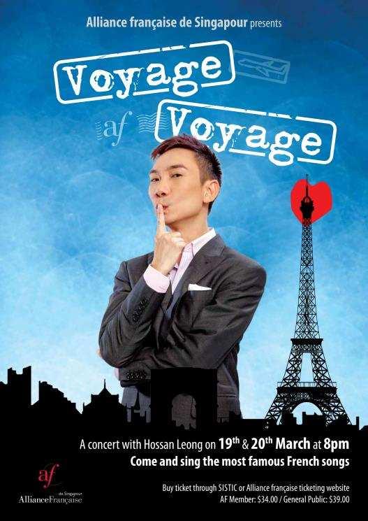 French speakers and Francophiles can enjoy a concert by Singaporean artist Hossan Leong singing the best of French songs repertoire, a host of quality French-language features and documentaries from