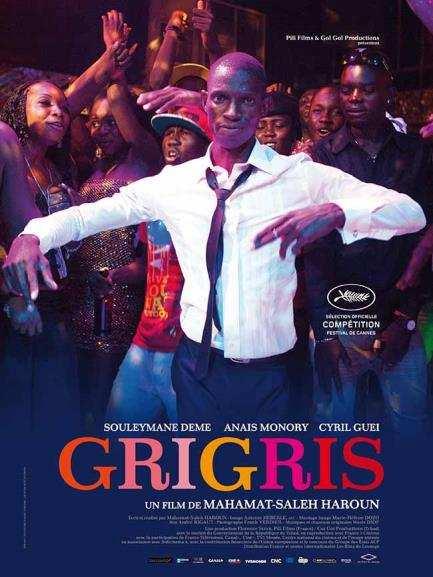 GRIGRIS Rating: PG13 some violence and sexual references France-Chad, 2013, 101mins Date: Tuesday, 24 March 2015 8pm Director: Mahamat-Saleh Haroun Cast: Souleymane Démé, Anaïs Monory, Cyril Guei