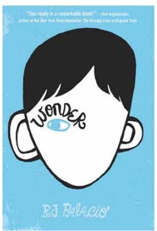 Wonder R.J. Palacio August (Auggie) Pullman was born with a facial deformity that prevented him from going to a mainstream school until now.