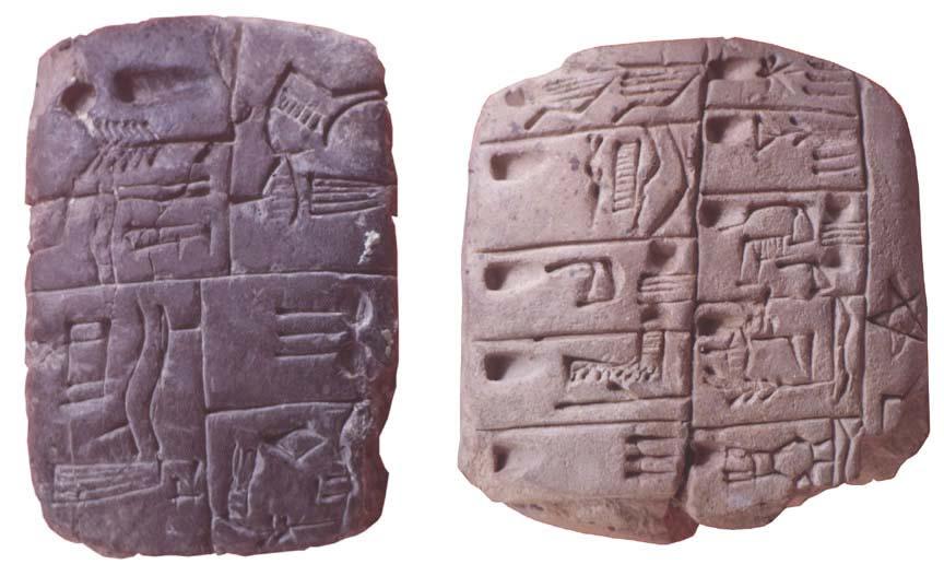 Clay tablets from Sumer, c.