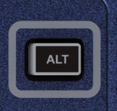 ALT KEY ALT is a modifier key used by the following functions: FADER LAYERS A/B/C/D CLR (CLeaR function) CUE CONTROL MIXING to AUX BUSES MIXING to MATRIX BUSES Refer to these sections for detail on