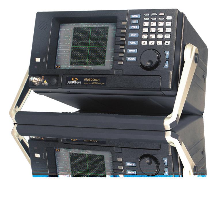 Maintenance and Monitoring Products AT2500RQv Portable Spectrum Analyzer The AT2500RQv is a spectrum analyzer designed specifically for cable applications.