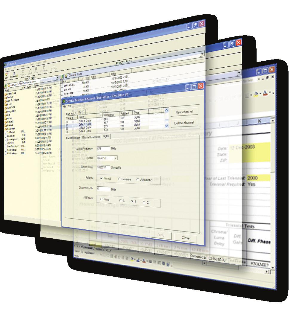 Software WinCOM II The WinCOM II Windows based software provides powerful capabilities of analysis and record keeping of stored measurement data.
