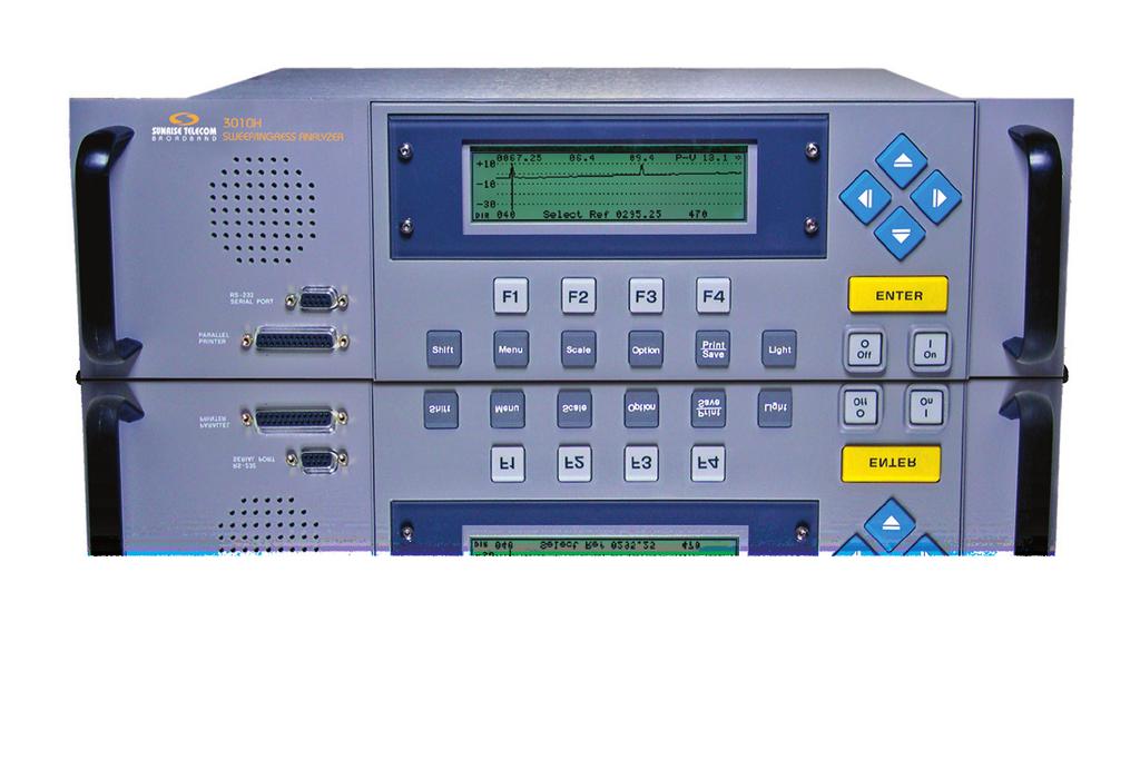 Maintenance and Monitoring Products 3010H Headend Sweep Instrument The Calan 3010H is a rack-mounted headend unit that supports up to ten 3010R field instruments simultaneously on the return path