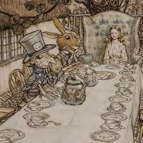 Alice's Adventures in Wonderland Illustrated by Arthur Rackham [RACKHAM, Arthur, illustrator]. CARROLL, Lewis. Alice s Adventures in Wonderland. London: William Heinemann, [n.d., 1907].