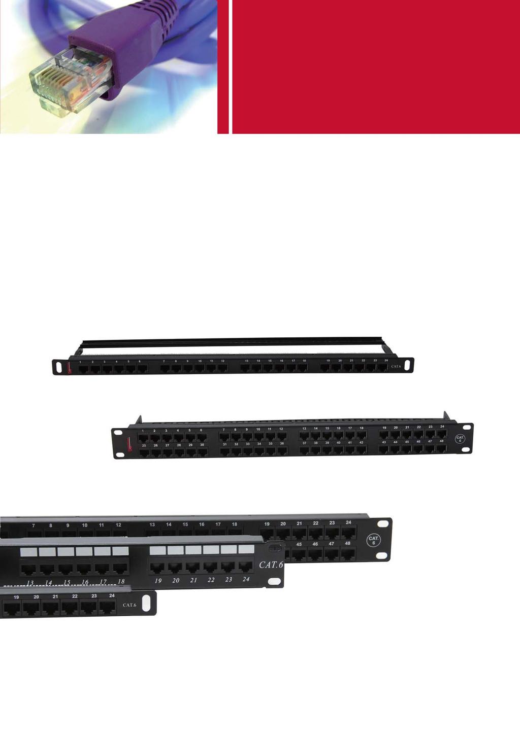 CATEGORY 6 CABLING SOLUTIONS Patch Panel Category 6 0.