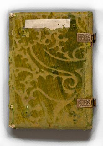 Format: 154 x 220 mm Binding: Renaissance binding from the mid-15th century, green patterned velvet over wooden boards, 2 metal clasps. The facsimile edition of the Vienna Moamyn is published as Vol.