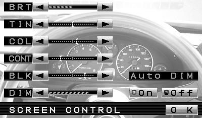 Screen Control Screen Enter the Screen Control Screen Select the Screen Control mode by referring to "Switching to the Screen Control Screen" (page 5).