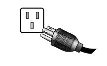 6. Turn on the power. Connect the other end of power cable to the nearby electric outlet.